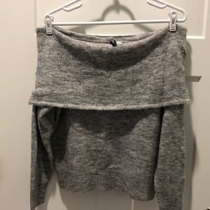Off the shoulder sweater